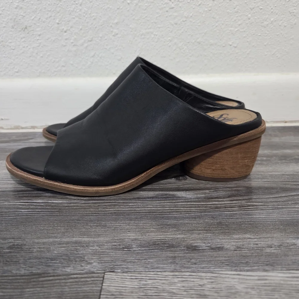 Sofft Women's Aneesa Leather Peep Toe Slip On sz 9.5 - Picture 5 of 8